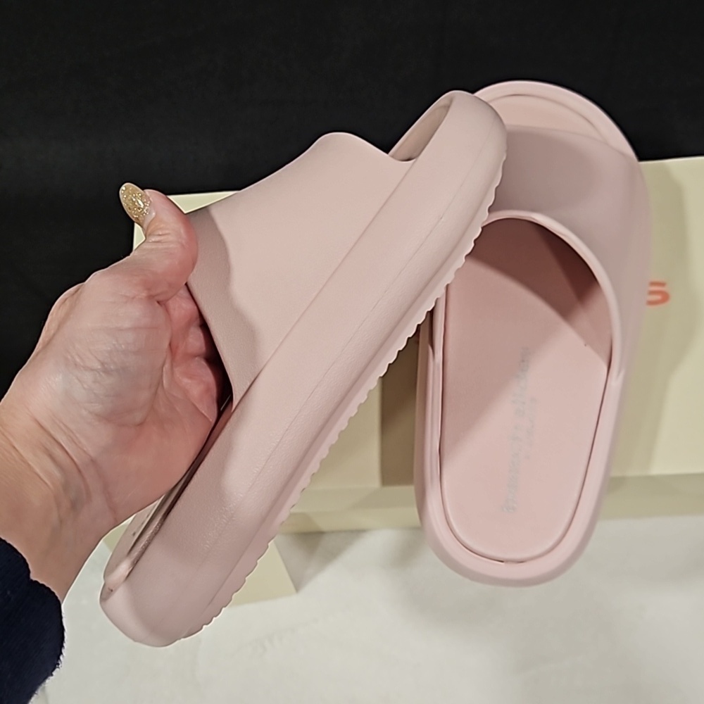 J SLIDES Soft Pink Eva Squish Beach Slides Women's NIB Size 8 - Picture 9 of 9